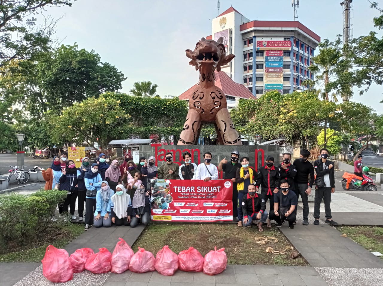 Mahasiswa KKN UIN Walisongo Gandeng Yayasan SKUAT Gelar Gerakan Peduli Sosial
