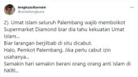 Cuitan Tengku Zul tentang Larangan Jilbab