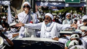 HRS di Petamburan. Foto: Kompas