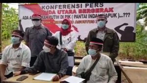 Konferensi Pers Pemuda Utara Bergerak