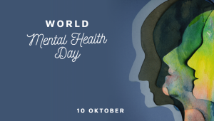 Blue Simple World Mental Health Day Instagram Story (800 x 500 piksel)