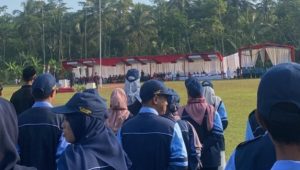 upacara 17 Agustus di Desa Genting
